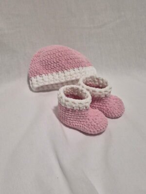 Baby hat and booties