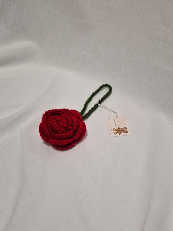 Floral Rose Key Chain