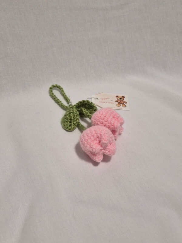 Floral Tulip Key Chains