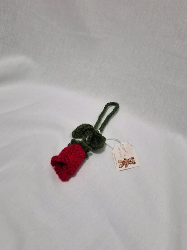 Floral Rose Key Chain