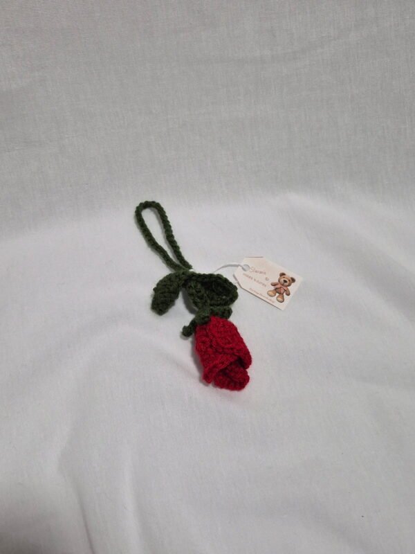 Floral Rose Key Chain