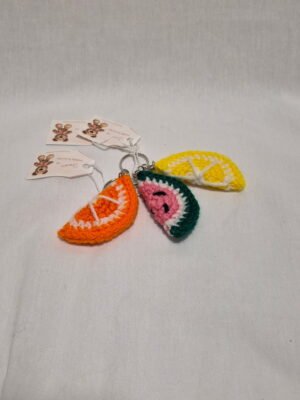 Fruit Slice Key Chain